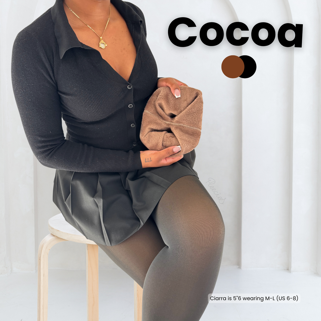 FLEECE LINED SHEER TIGHTS