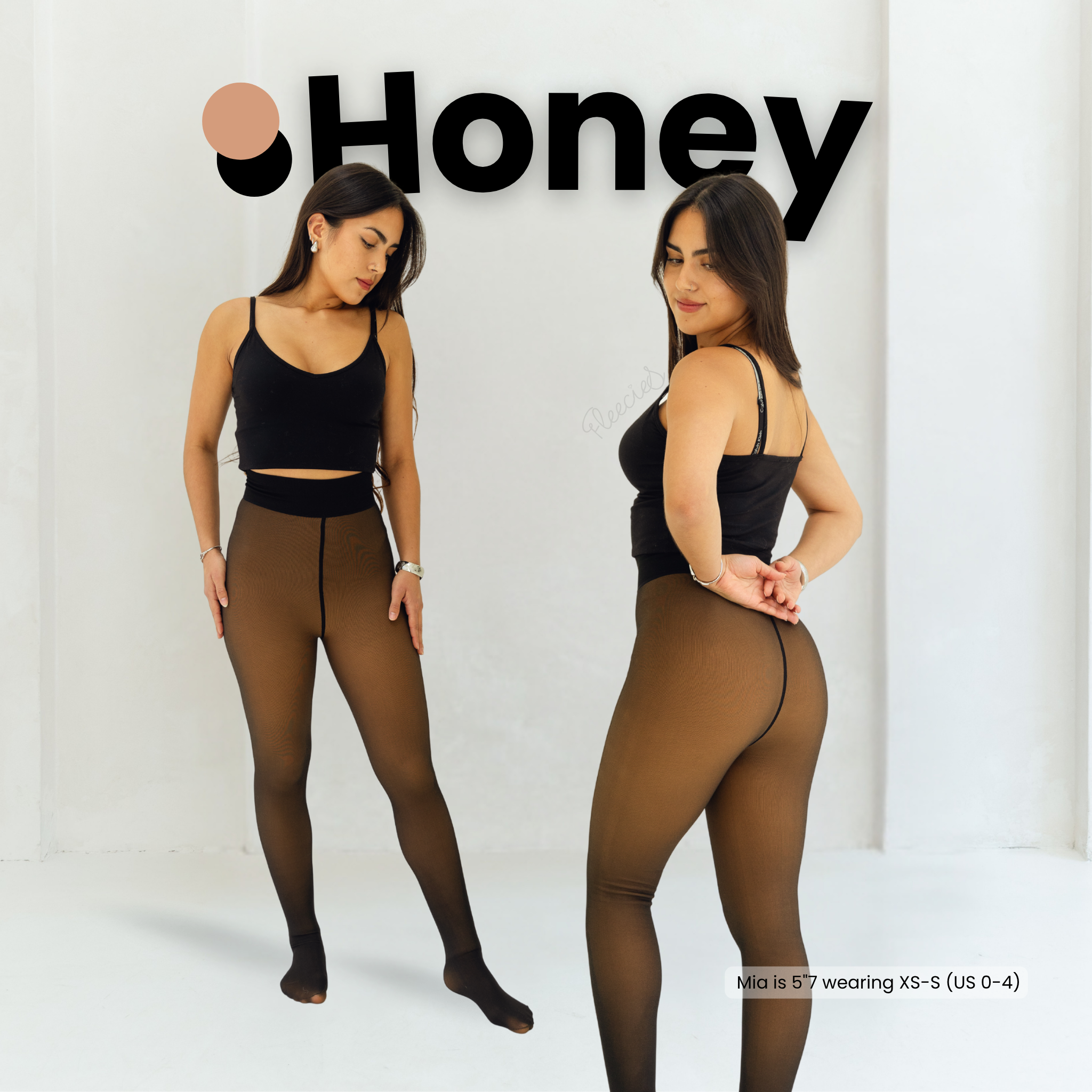 FLEECE LINED SHEER TIGHTS